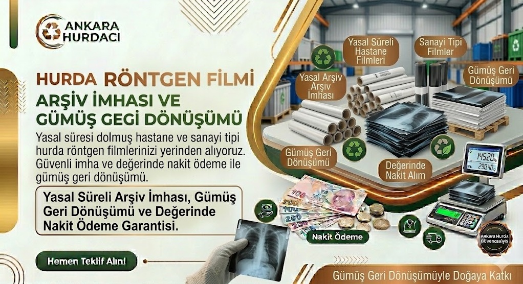 Hurda Röntgen Filmi Alımı | Arşiv İmhası ve Gümüş Geri Dönüşümü
